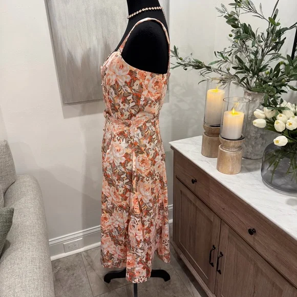 Eva Mendes for New York and Company Fit and Flare Belted Sleeveless Dress - Picture 5 of 10